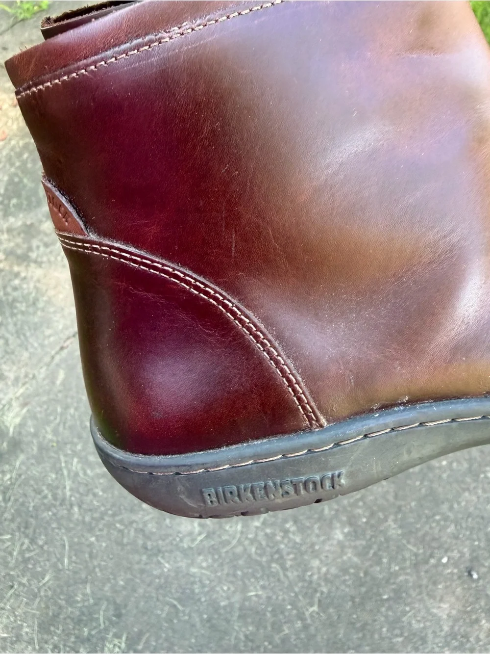 Birkenstock Bennington Brown Leather Side Zip Ankle Boots Women’s Size 39 8-8.5
